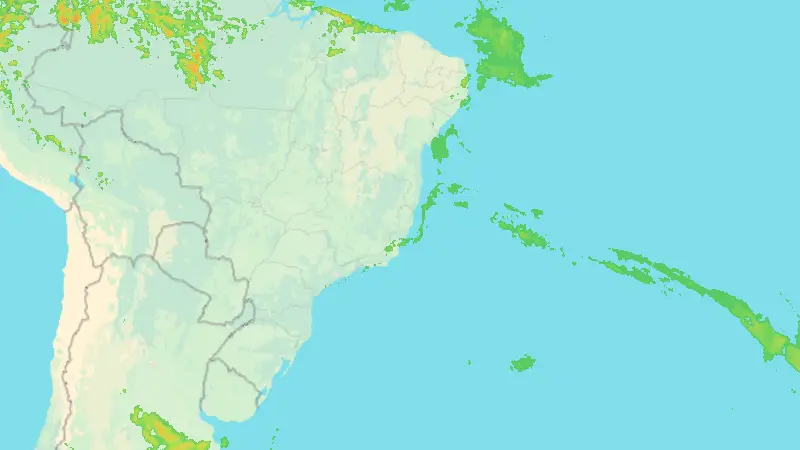 Opady weather map