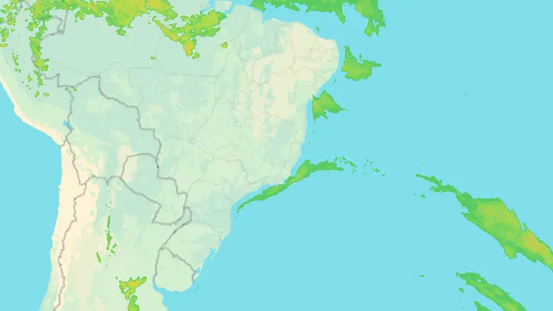 Srážky weather map