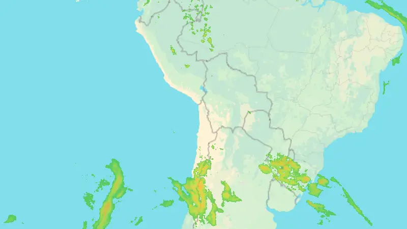 Srážky weather map