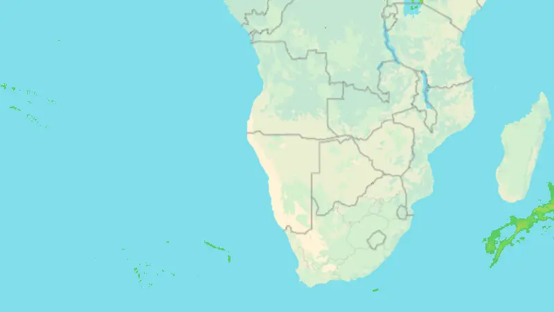Precipitation weather map