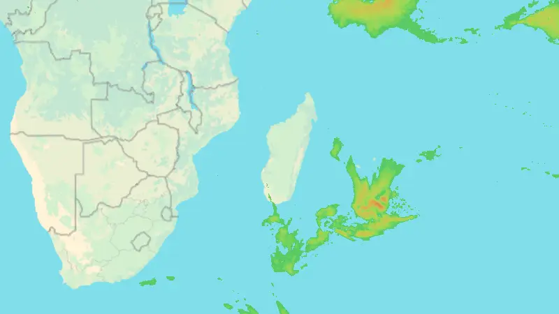 Precipitații weather map