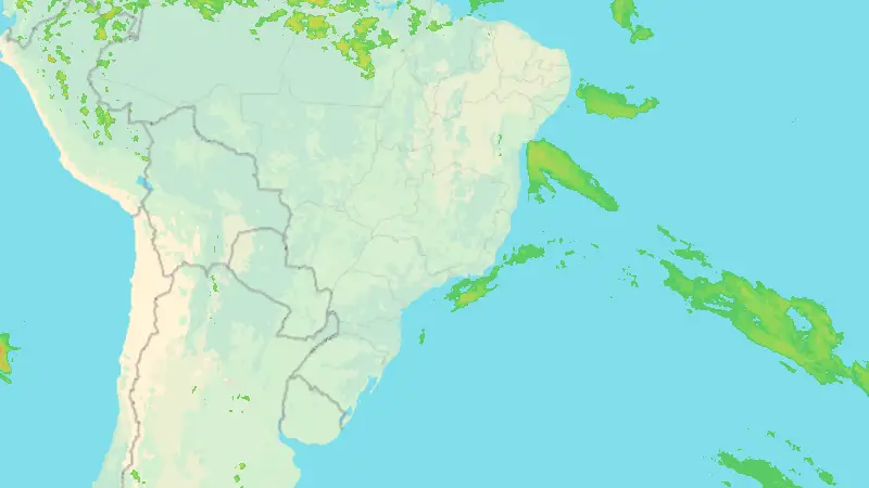 Precipitation weather map