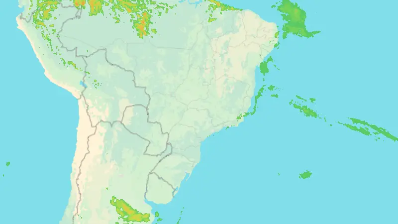 Srážky weather map