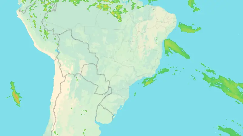 Precipitation weather map