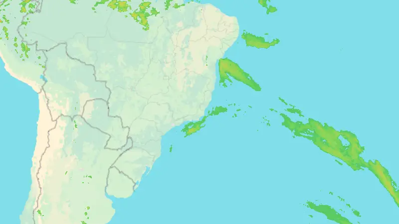 Opady weather map