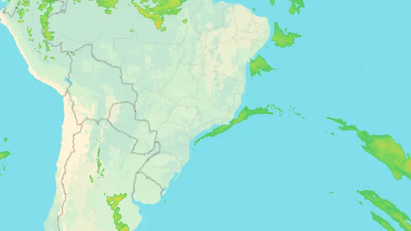 Precipitation weather map