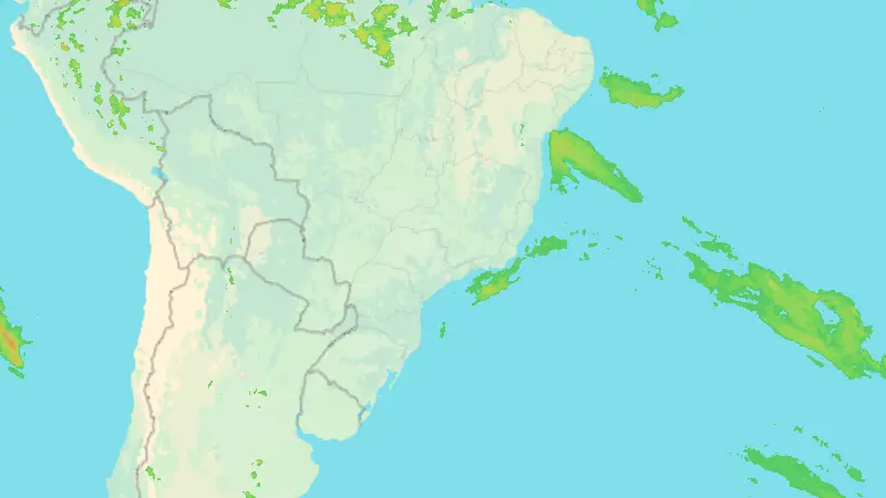 Precipitation weather map