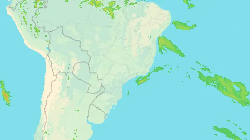 Precipitation weather map
