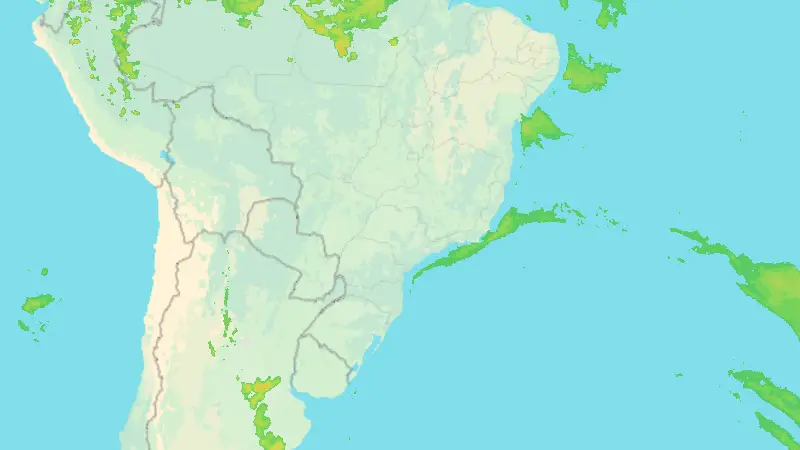 Precipitation weather map