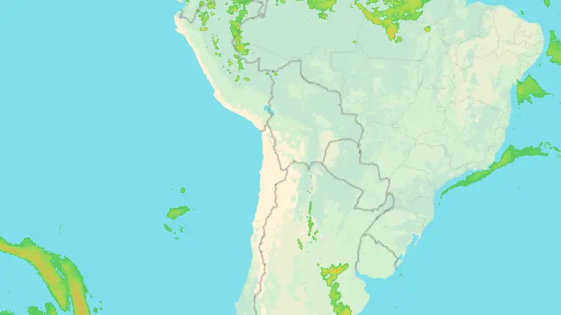 Srážky weather map