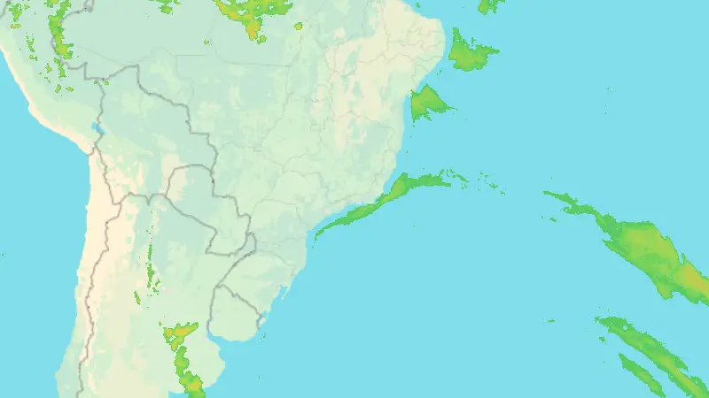 Precipitation weather map