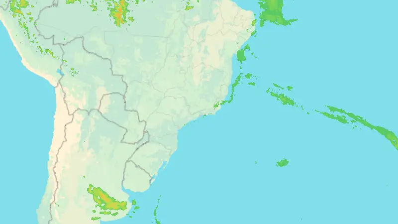 Precipitation weather map
