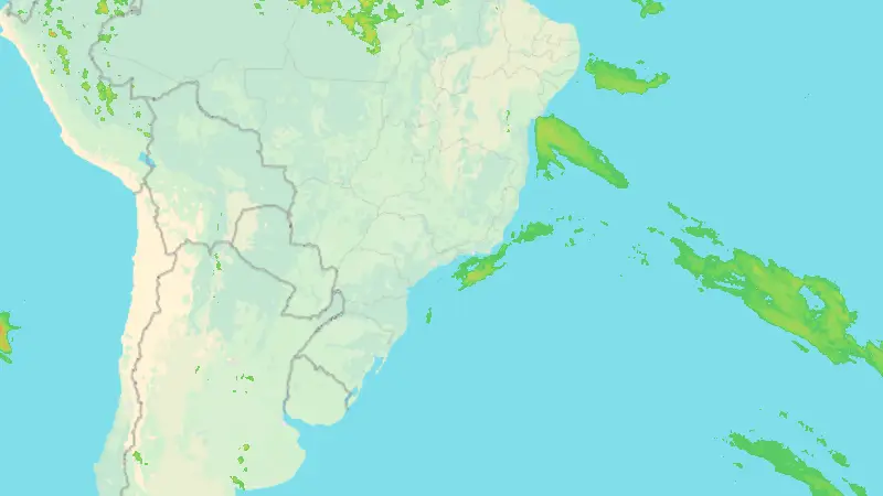 Precipitation weather map