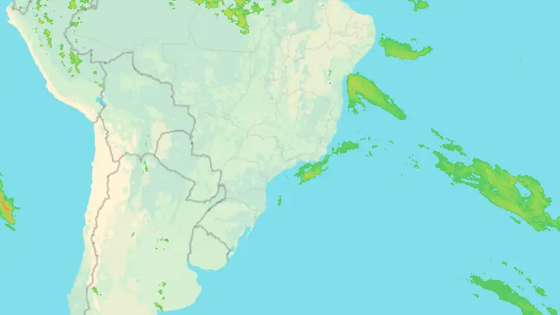 Precipitation weather map