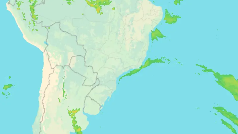 Precipitation weather map
