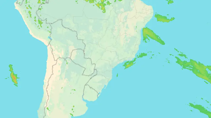 Precipitation weather map