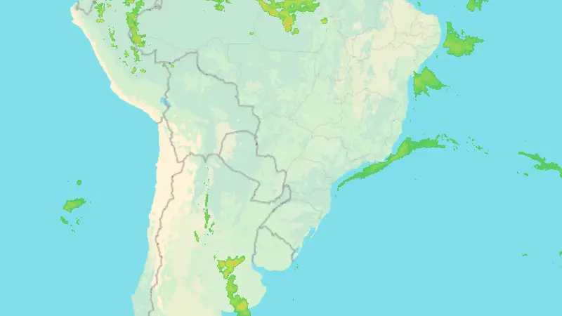 Precipitation weather map