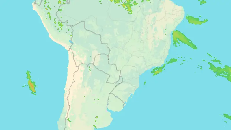 Precipitation weather map