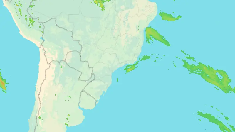 Precipitation weather map