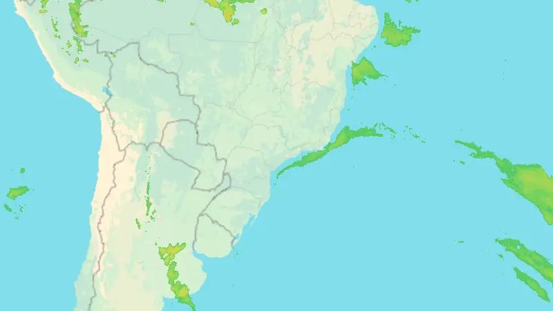 Precipitation weather map