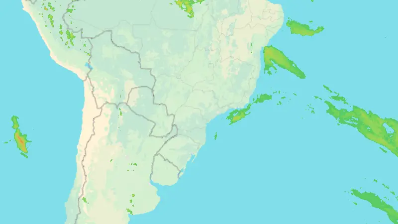 Precipitation weather map