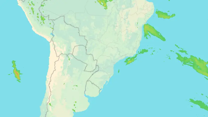 Precipitation weather map