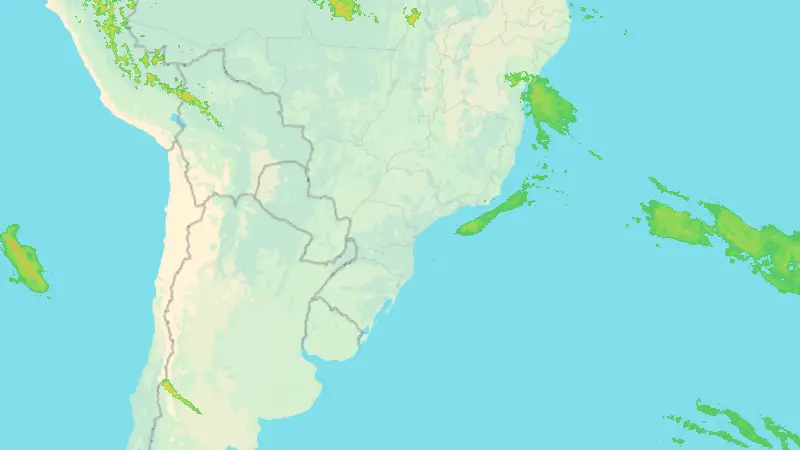 Precipitation weather map