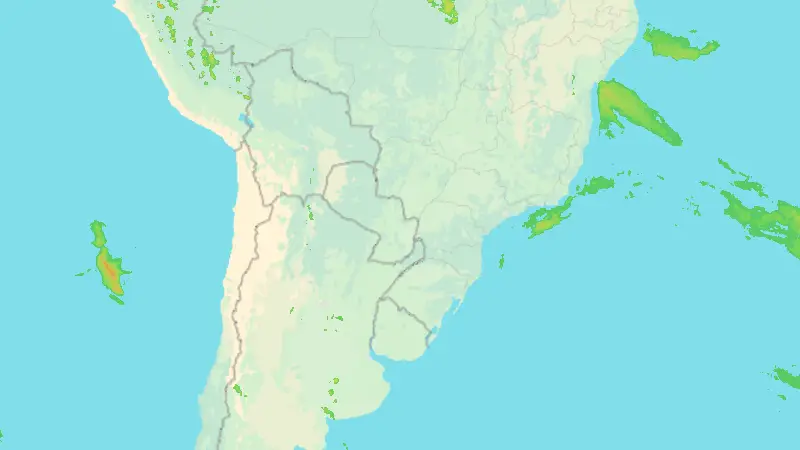 Srážky weather map