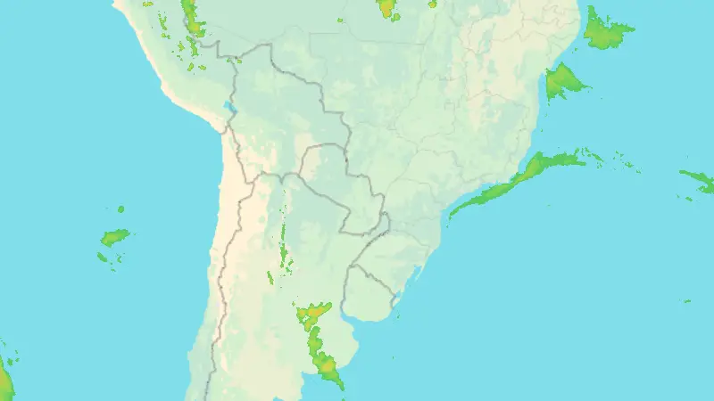 Srážky weather map