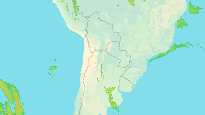 Opady weather map