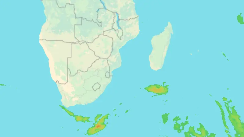 Nedbør weather map