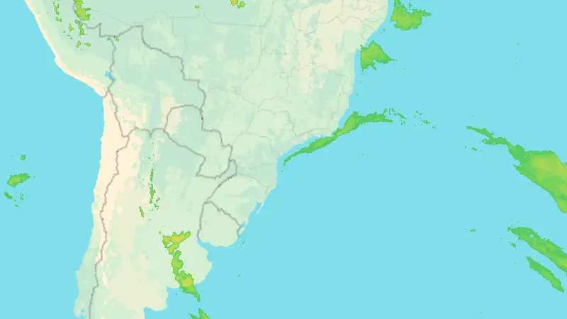 Precipitation weather map