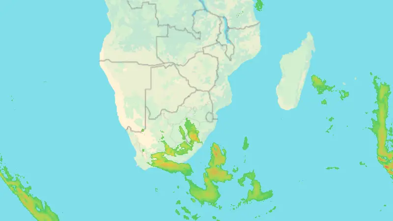 Precipitazioni weather map