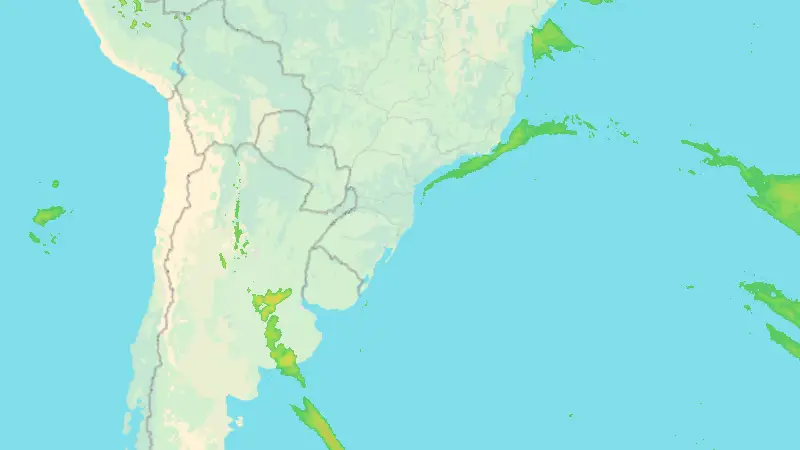 Precipitation weather map