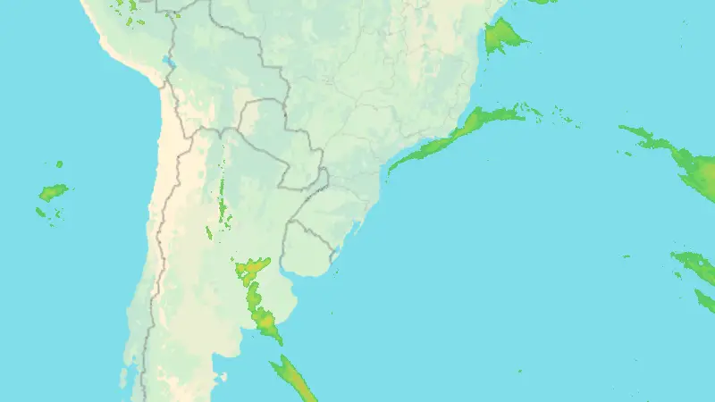 Precipitation weather map