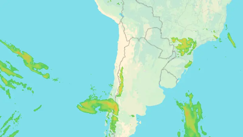 Nedbør weather map