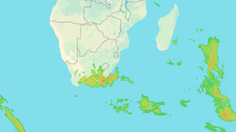 Niederschlag weather map