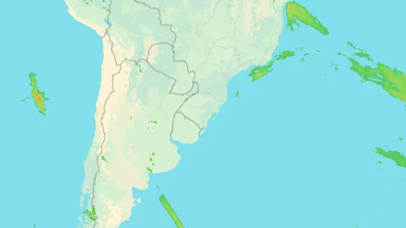 Precipitation weather map