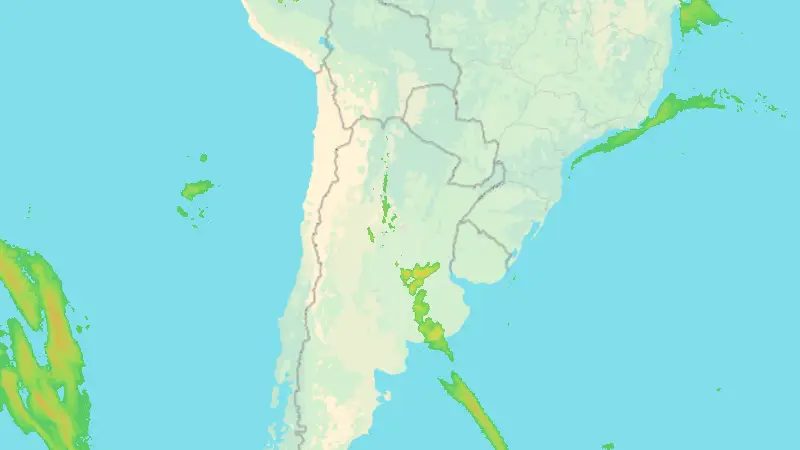 Precipitation weather map