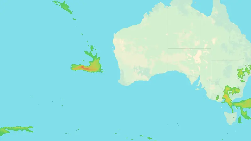 Precipitazioni weather map