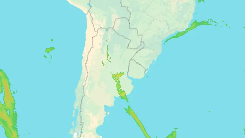 Precipitation weather map