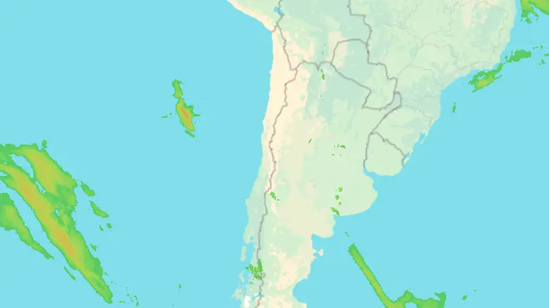 Precipitation weather map