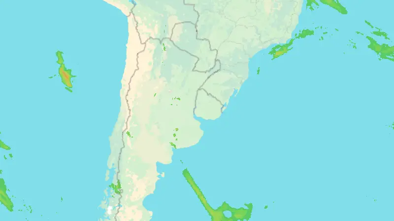 Precipitation weather map