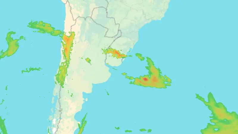 Srážky weather map
