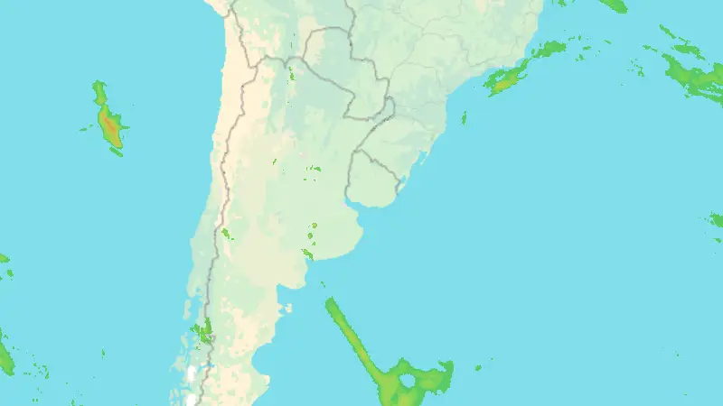 Precipitation weather map