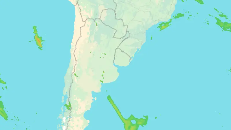 Precipitation weather map