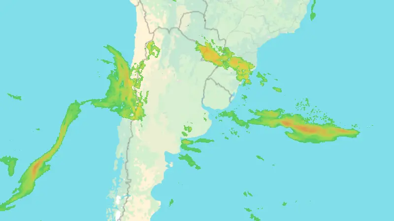 Srážky weather map
