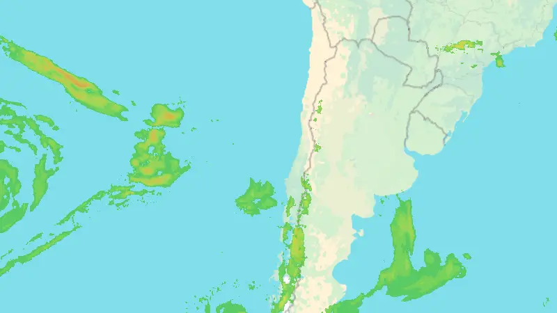 Srážky weather map