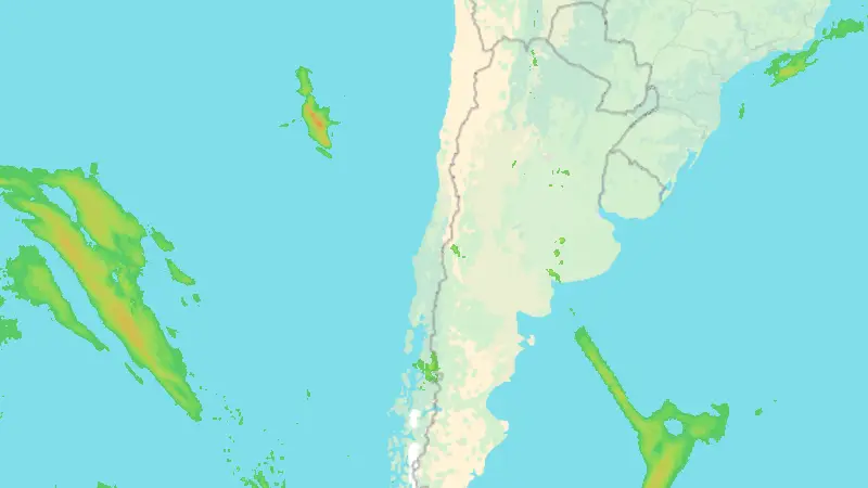 Precipitation weather map
