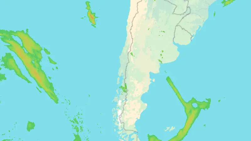 Precipitation weather map